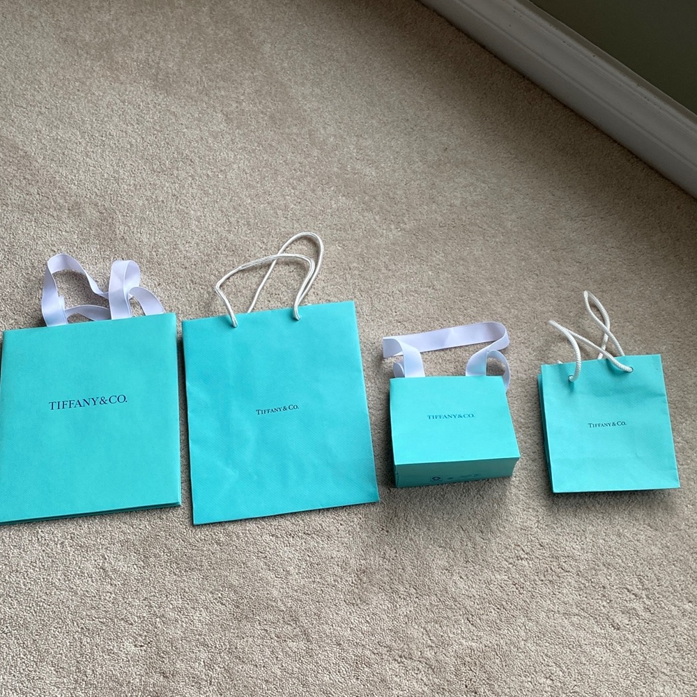 Tiffany & Co. Iconic Blue Jewelry Bags